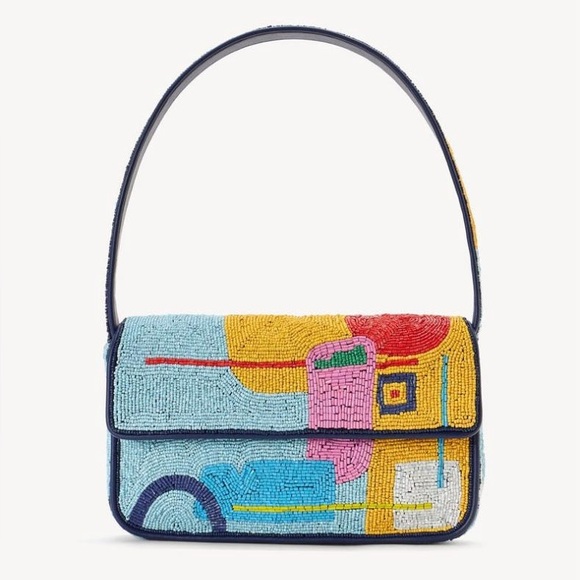 STAUD Handbags - STAUD BEADED TOMMY BAG
